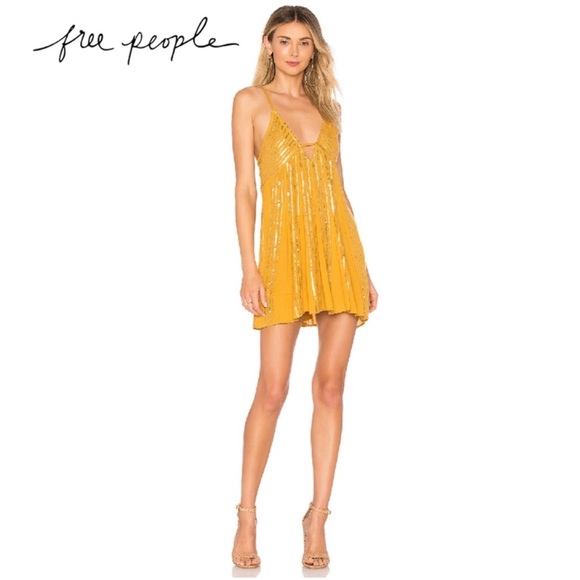 Free People Dresses & Skirts - Free People Here She is embellished swing dress